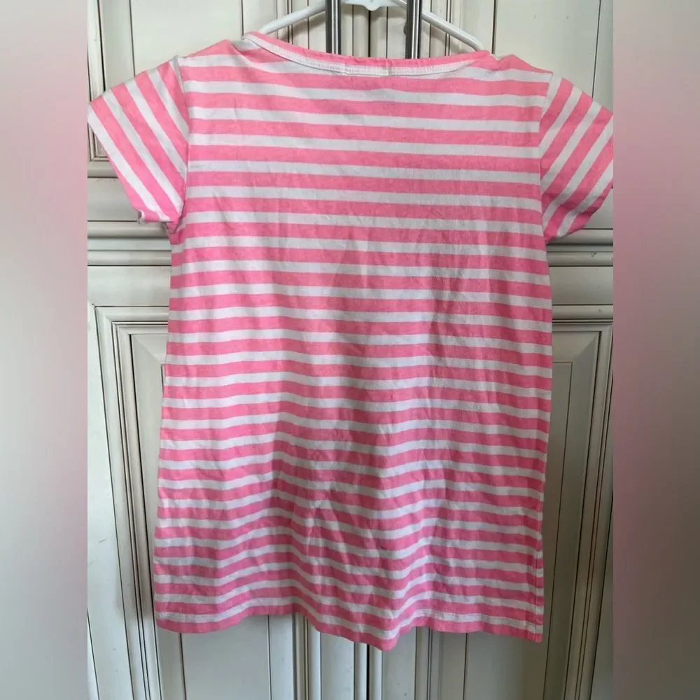 Girls' T-shirt dress with sequin pineapple Sz 4